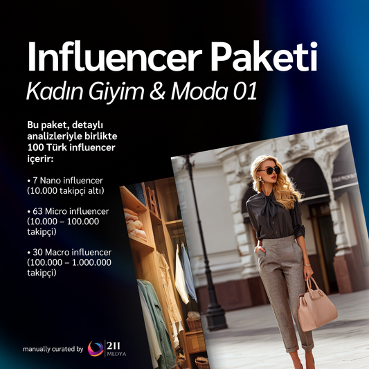 Influencer Pack – Kadın Giyim & Moda 01